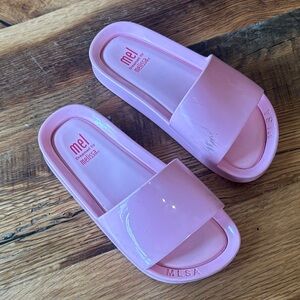 Mel by Melissa Light Pink Slide Sandals size 11